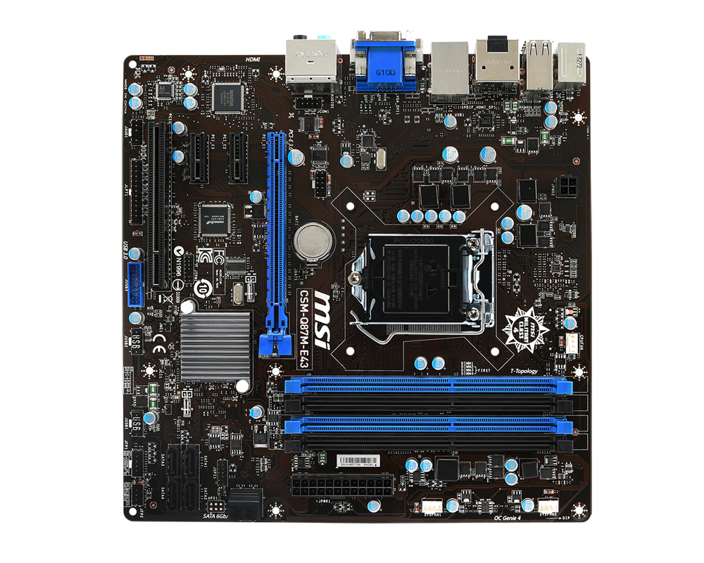 MSI CSM-Q87M-E43 Intel® Q87 LGA 1150 (Socket H3) micro ATX – image 3