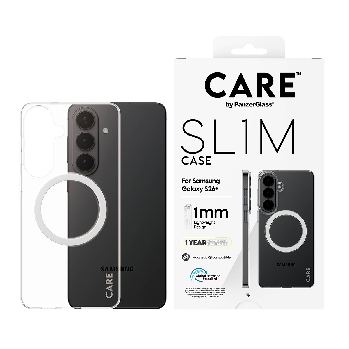 PanzerGlass CARE™ by PanzerGlass® SL1M Case Transparent w. Qi Samsung Galaxy S26+ – image 2