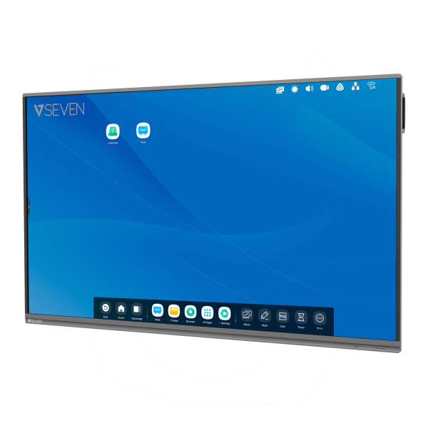 V7 IFP6502- interaktiva whiteboards 165,1 cm (65') Pekskärm Svart