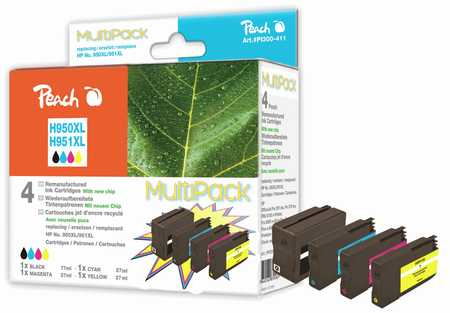 Peach 317248 ink cartridge 4 pc(s) Black, Cyan, Magenta, Yellow