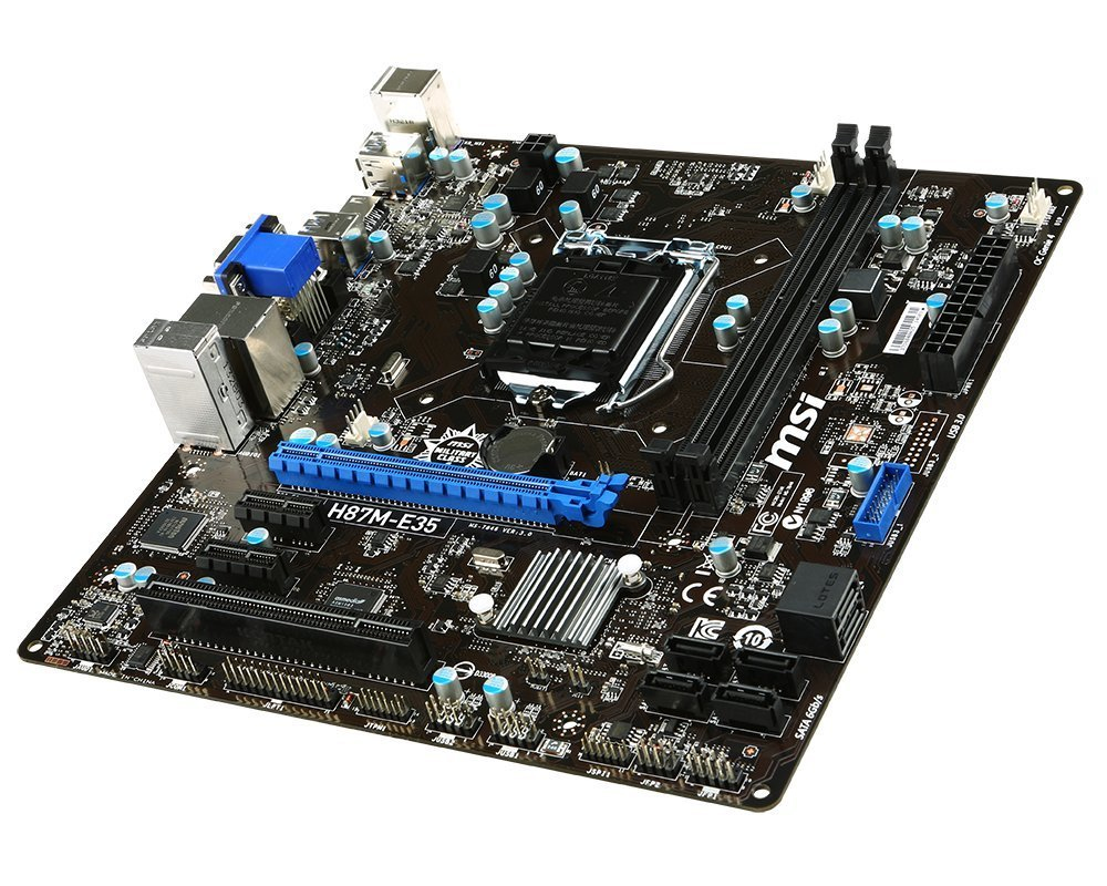 MSI H87M-E35 Intel® H87 LGA 1150 (Socket H3) micro ATX – image 3