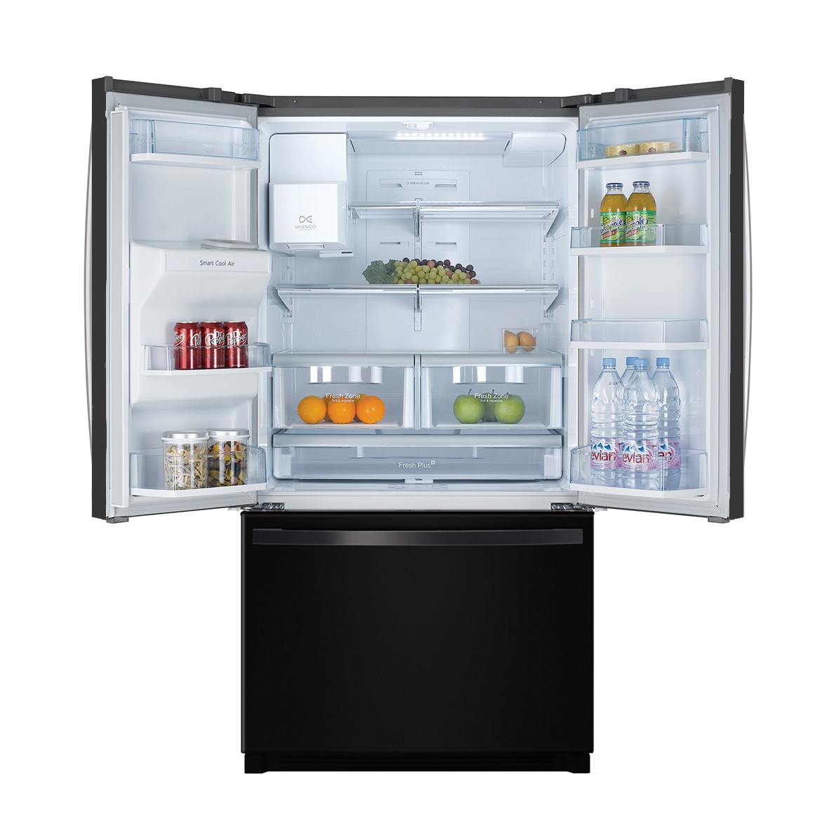 Daewoo RFN-26D1BI side-by-side refrigerator Freestanding – image 2