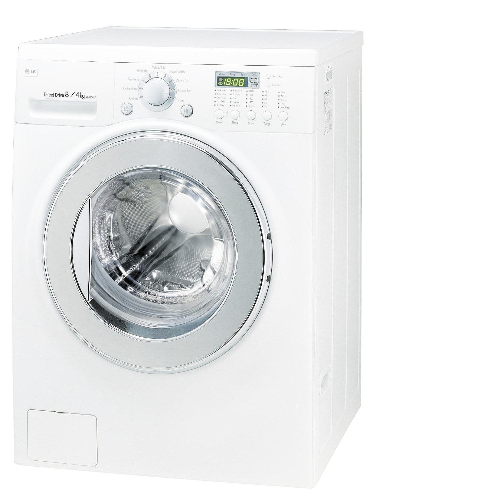 LG WD-12312RD washer dryer Freestanding Front-load White