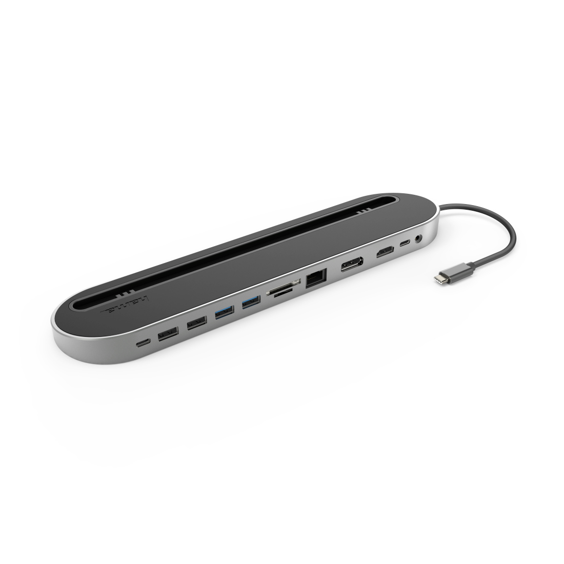 Hama 00135761 laptop dock/port replicator Wired USB 3.2 Gen 1 (3.1 Gen 1) Type-C Aluminium, Black – image 1