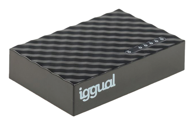 iggual GES5000 Unmanaged Gigabit Ethernet (10/100/1000) Black – image 1