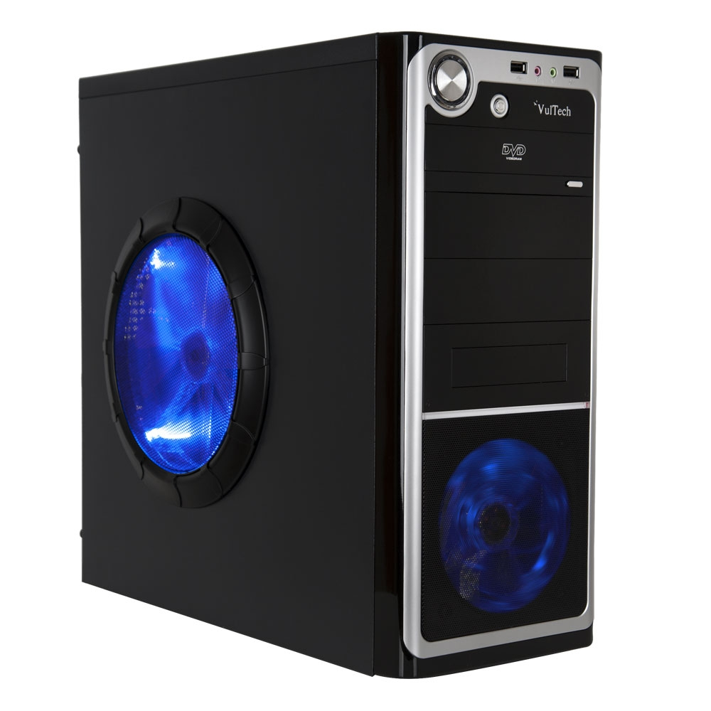 Vultech GS-2689 computer case Full Tower Black, Silver