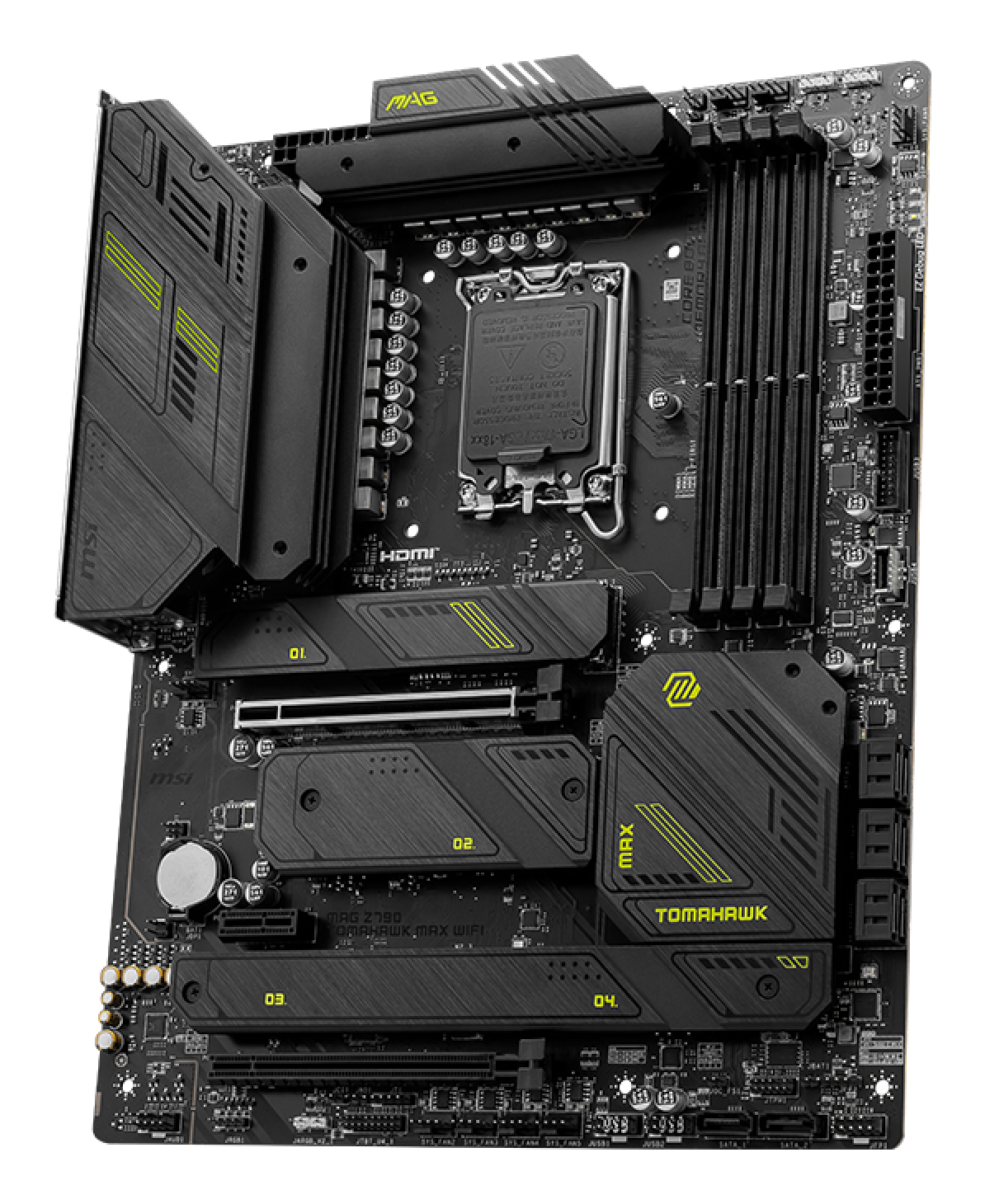 Tarjeta Madre MSI MAG Z790 TOMAHAWK MAX WIFI - Socket 1700 - 4xDDR5 - 4800/5600/7800+(OC)MHz - HDMI - DisplayPort - USB 2.0/3.2 - ATX - MAG Z790 TOMAHAWK MAX WIFI