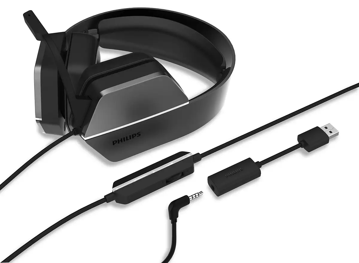 Philips TAG4106BK - 4000 Series - headset - full size - wired - noise isolating - black
