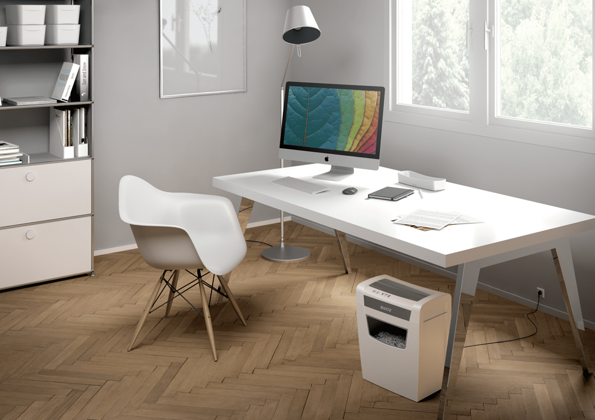 Resim Esselte 80090000 Konfeti Kağıt İmha Makinesi, 10 Sayfa, 22 cm, 4 x 28 mm, Güvenlik Seviyesi 4