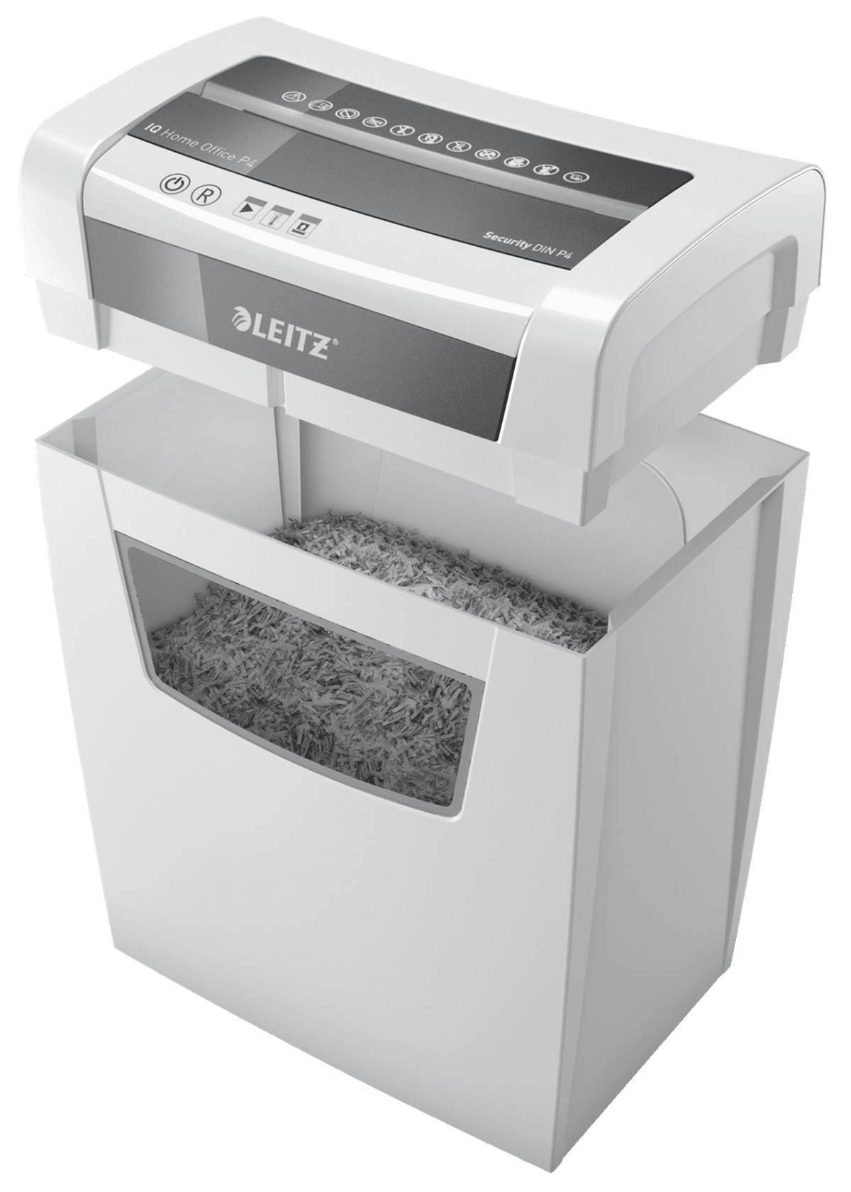 Resim Esselte 80090000 Konfeti Kağıt İmha Makinesi, 10 Sayfa, 22 cm, 4 x 28 mm, Güvenlik Seviyesi 4