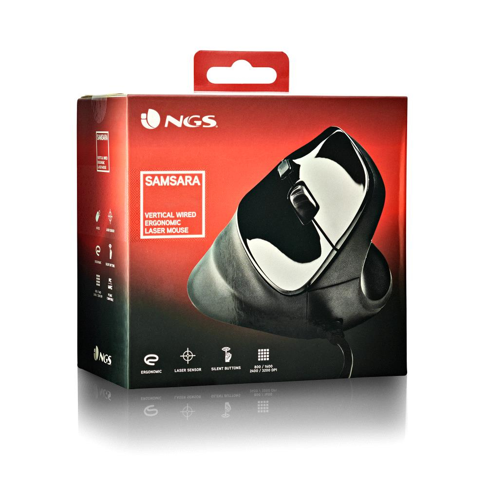 NGS SAMSARA mouse Universal Right-hand USB Type-A Laser 3200 DPI – image 9
