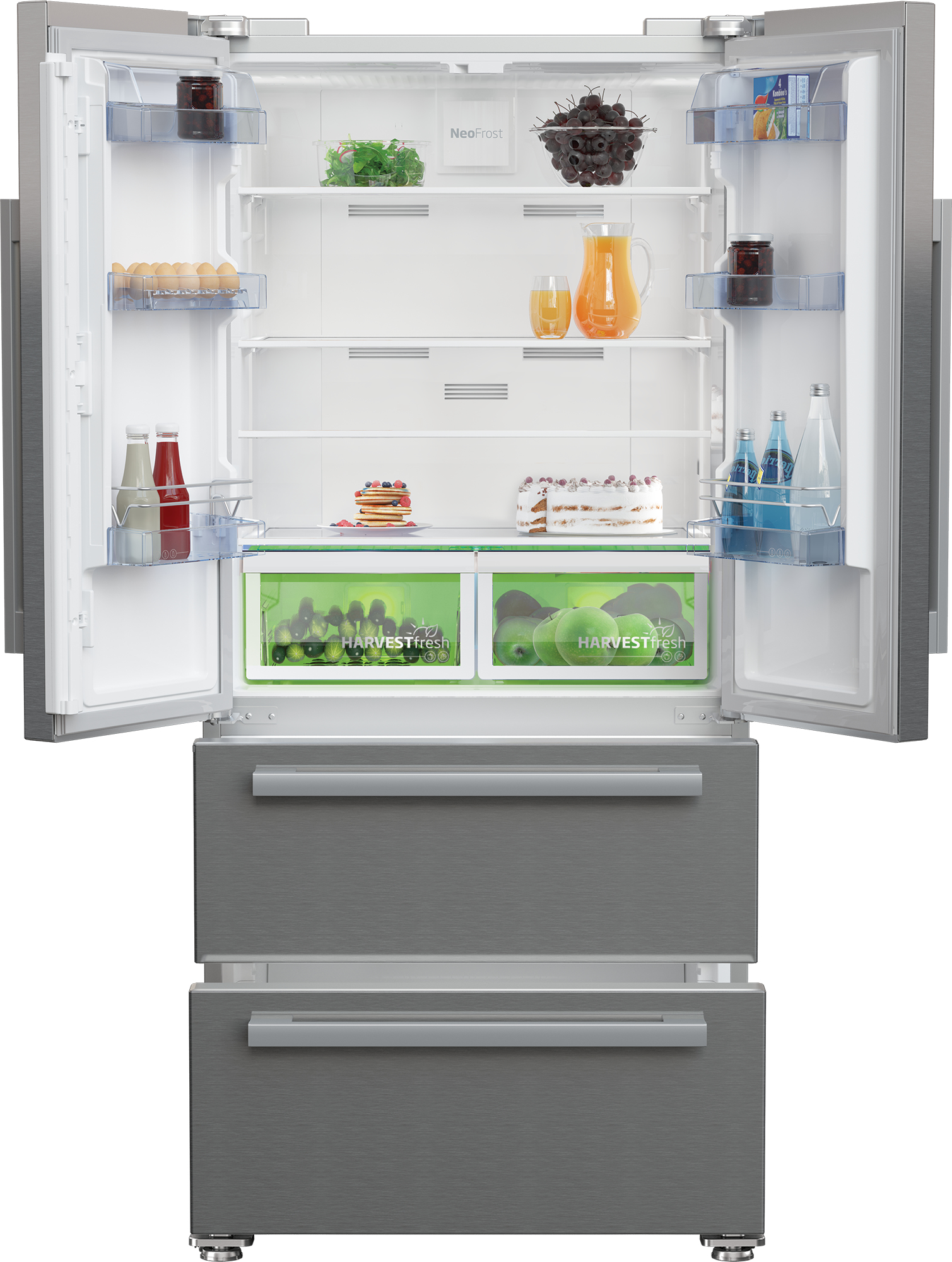 Beko GNE6049XPN side-by-side refrigerator Freestanding – image 3