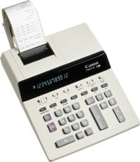 Canon P39-DIII calculator Printing