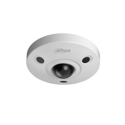 DAHUA IPC-EBW8630 - Camara IP FishEye de 6 Megapixeles/ 360 Grados/ H.265/  IR de 10 Mts/ Antivandalica (IK10)/ Micrófono Integrado/ E&S de Audio/ 2&2 E&S de Alarma/ PoE/ IP67/ Ranura MicroSD/ 3DNR/AWB/AGC/BLC/ #LoNuevo - DH-IPC-EBW8630N