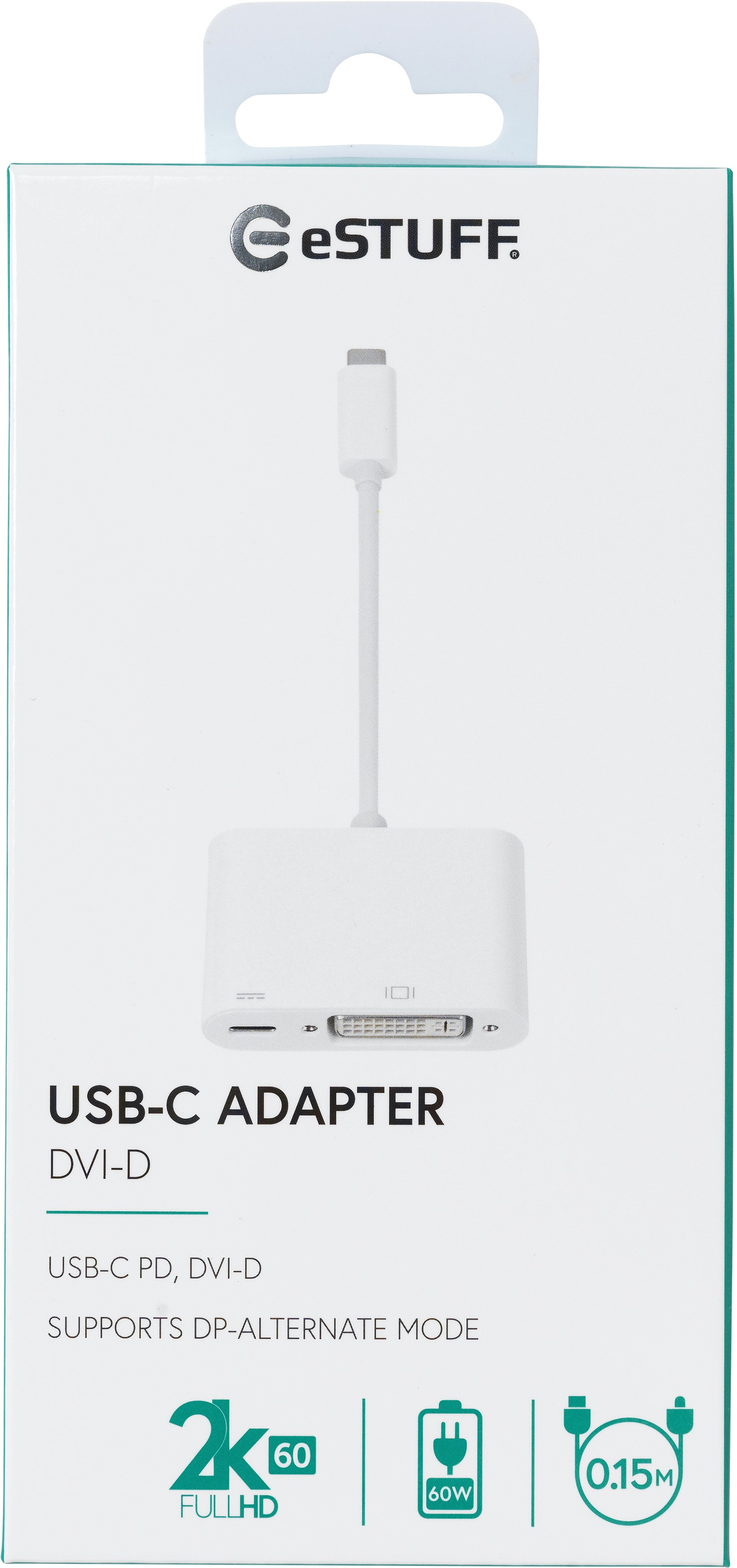 eSTUFF USB-C DVI Charging Adapter – image 2