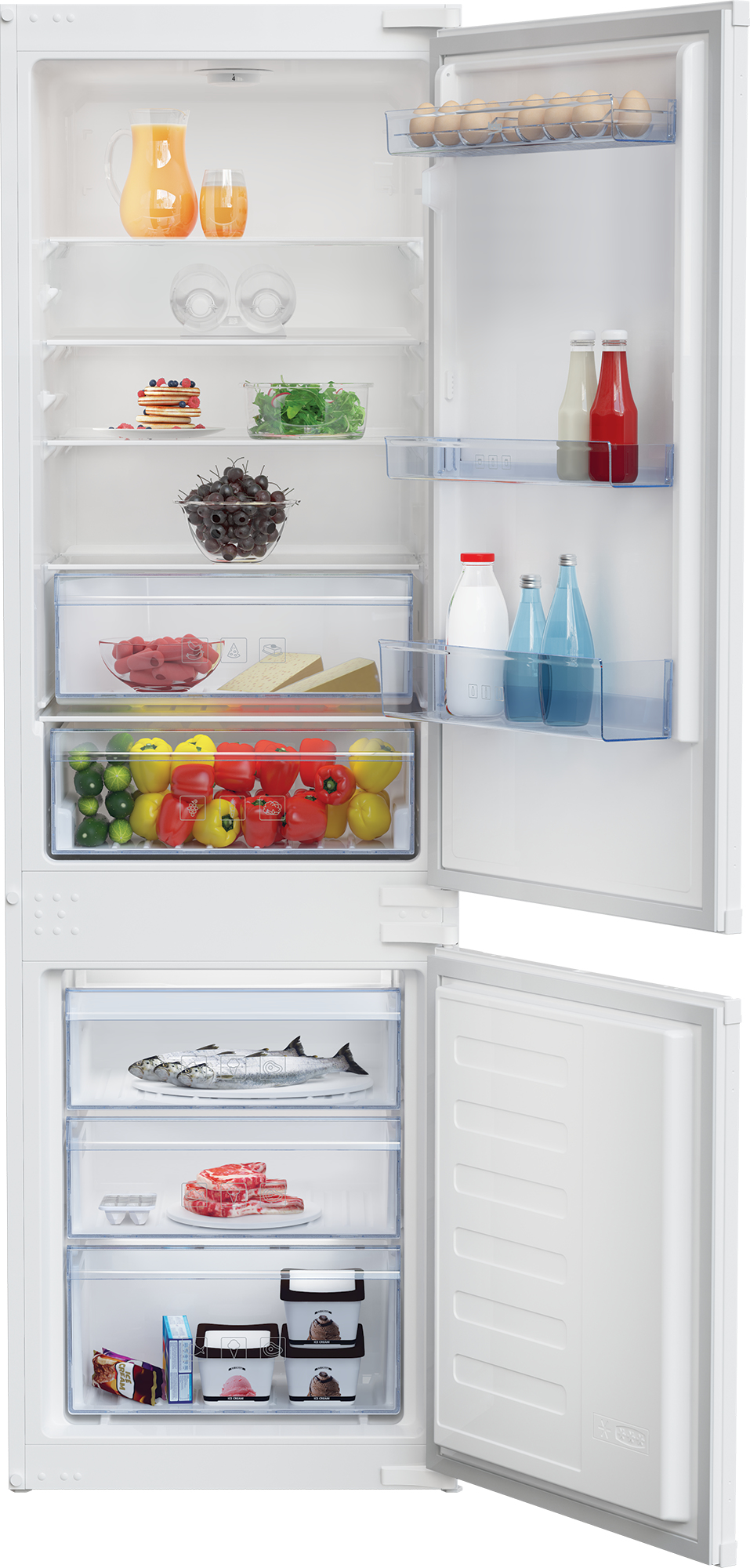 Beko BCSA285K41SN — vue 1 sur 2