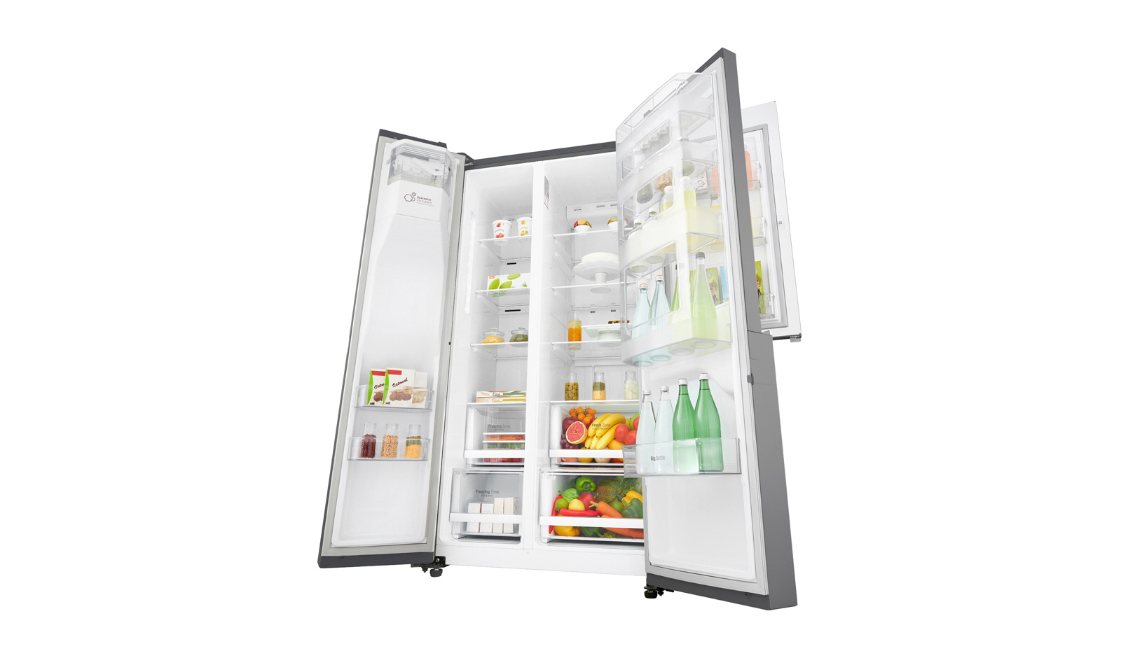 LG GSS6611PS side-by-side refrigerator Freestanding – image 9