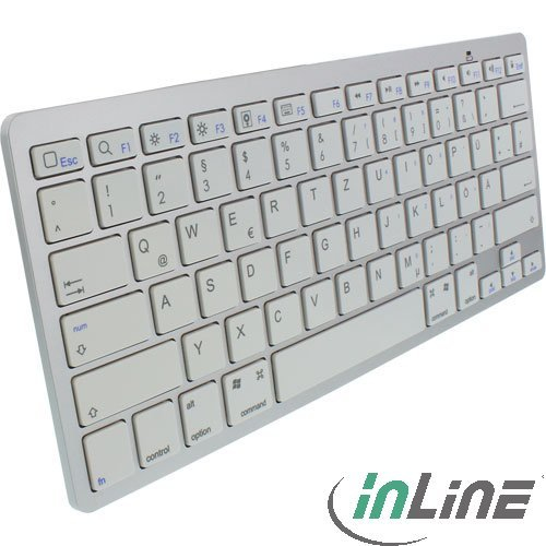 InLine 55372W keyboard Bluetooth QWERTZ German White – image 2