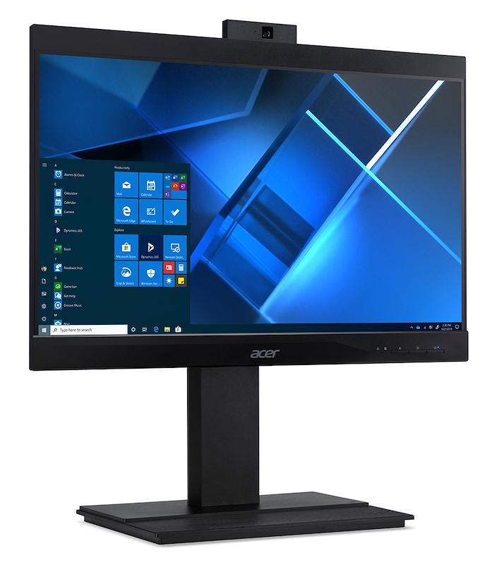 Acer Veriton VZ4870G Intel® Core™ i5 i5-10400 60.5 cm (23.8″) 1920 x 1080 pixels All-in-One PC 8 GB DDR4-SDRAM 256 GB SSD Windows 10 Pro Wi-Fi 6 (802.11ax) Black image 2