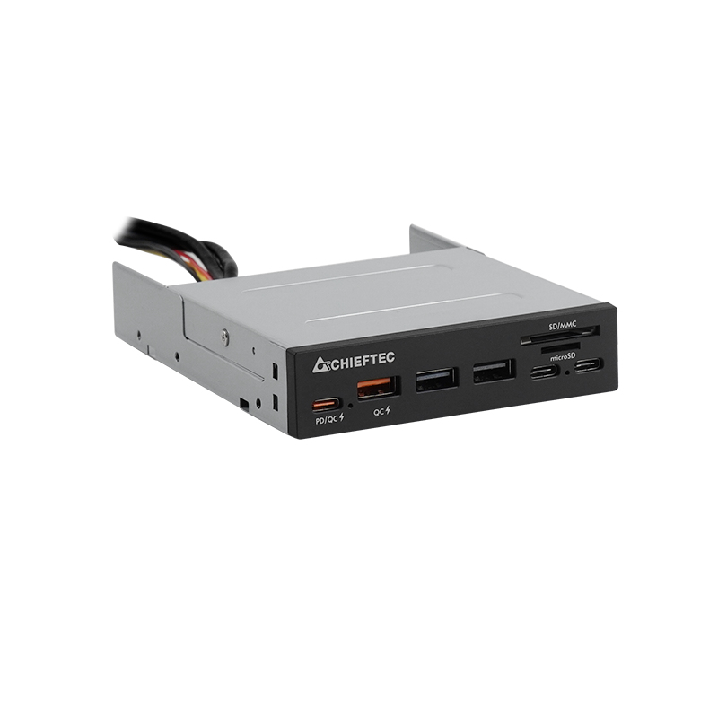 Chieftec CRD-908H card reader USB 3.2 Gen 1 (3.1 Gen 1) Internal Black – image 1