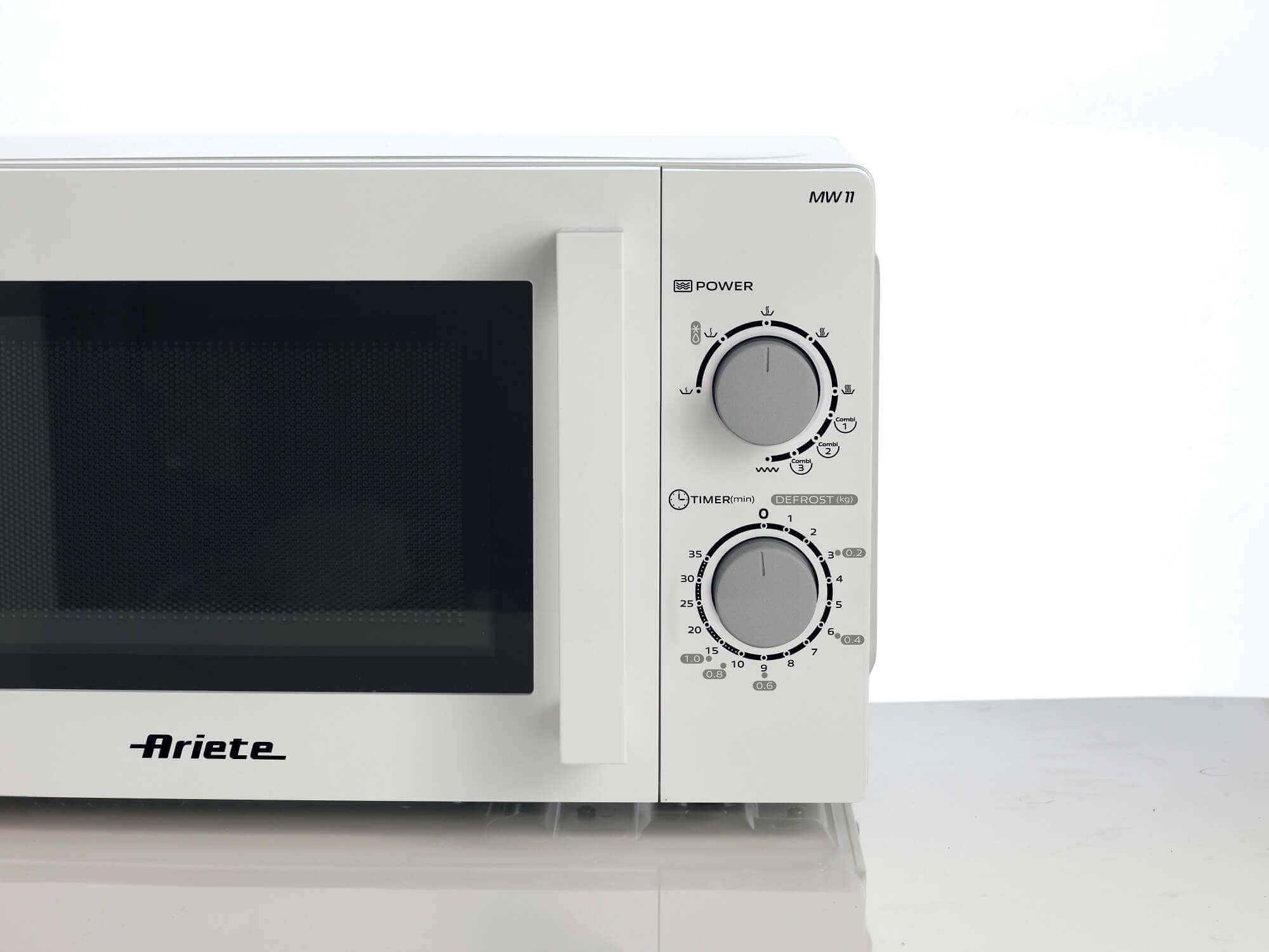 Ariete 952 Combined Microwave Oven with Grill - 5 Power Levels - 3 Combined Functions - 1000 Watt - 20 Liters - White – image 5