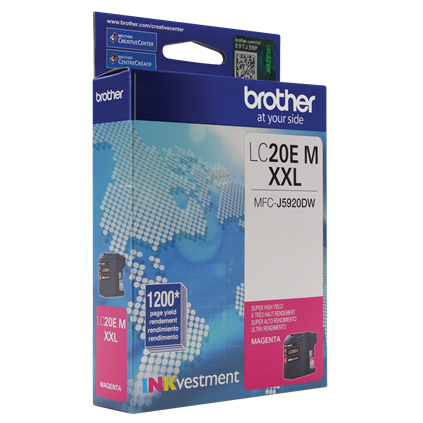 Brother LC20EM ink cartridge 1 pc(s) Original Extra (Super) High Yield Magenta – image 6