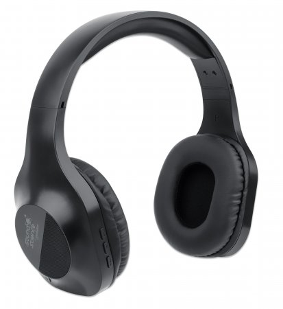 Manhattan Sound Science Wired/Wireless Over-the-ear Stereo Headset - Black - Binaural - Circumaural - 1000 cm - Bluetooth 