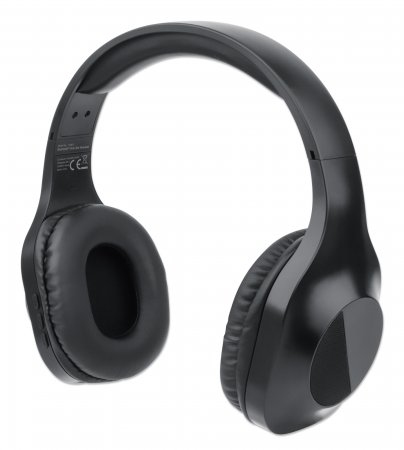 Manhattan Sound Science Wired/Wireless Over-the-ear Stereo Headset - Black - Binaural - Circumaural - 1000 cm - Bluetooth 