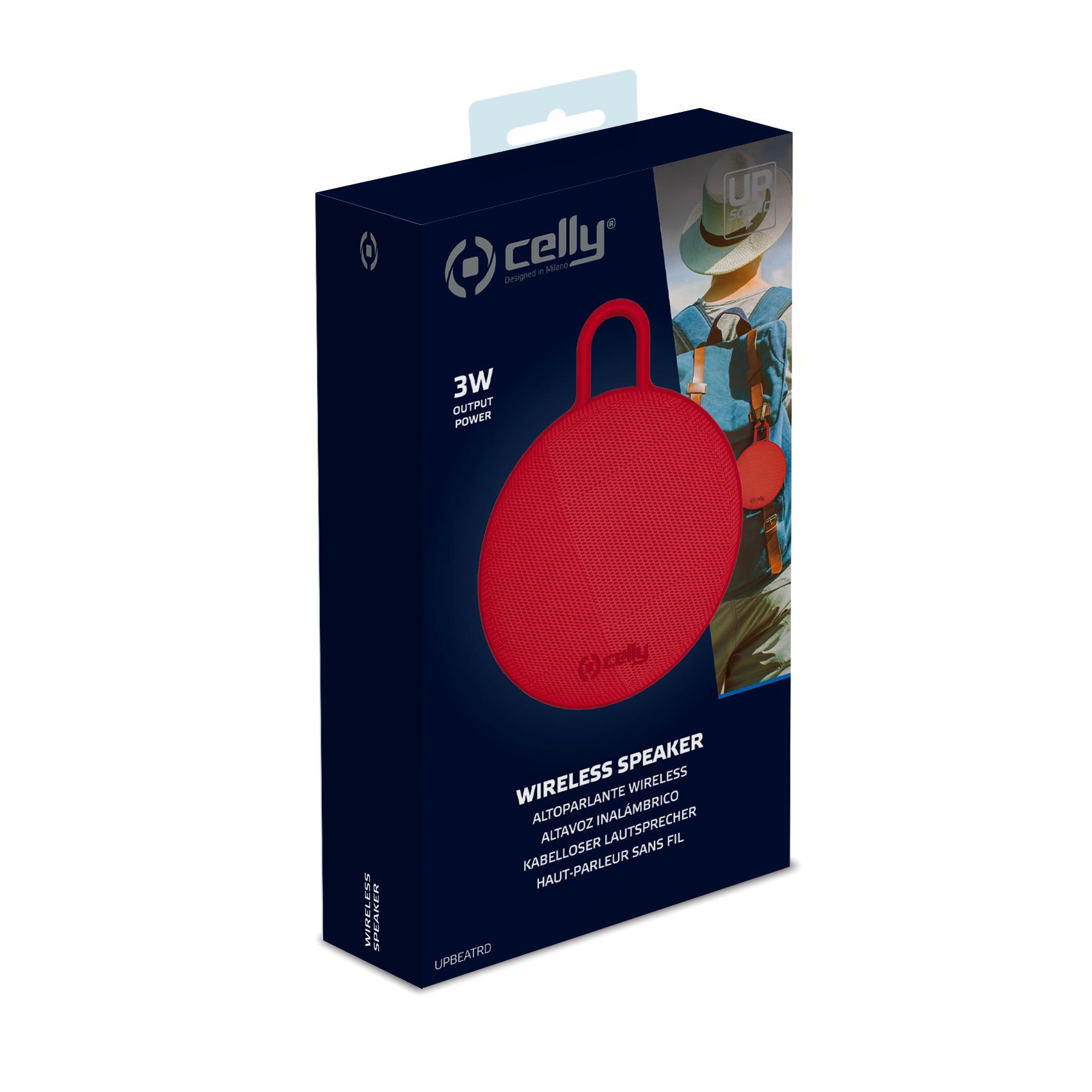 Celly Up Beat Mono portable speaker Red 3 W image 4