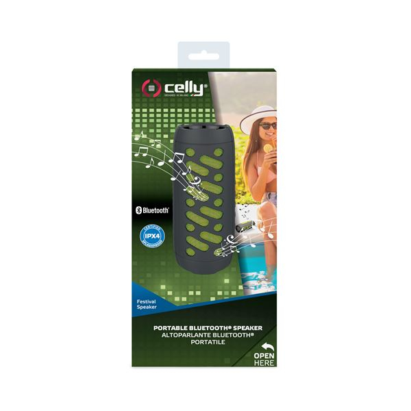 Celly Festivalsp Stereo portable speaker Black, Green 4 W image 6