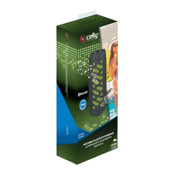 Celly Festivalsp Stereo portable speaker Black, Green 4 W image 7
