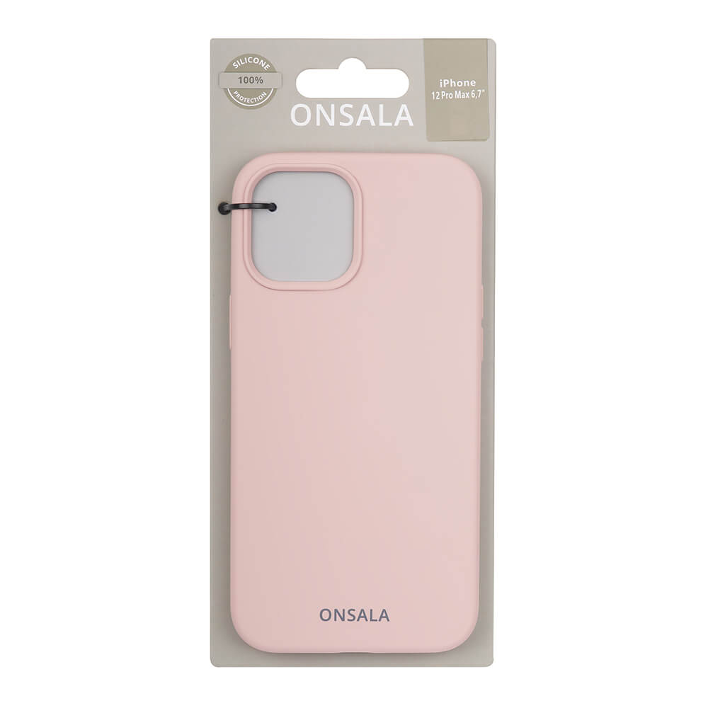 Onsala Phone Case Silicone Sand Pink - iPhone 12 Pro Max – image 2