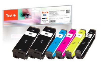 Peach 320172 ink cartridge 6 pc(s) Compatible Standard Yield Black, Cyan, Magenta, Yellow