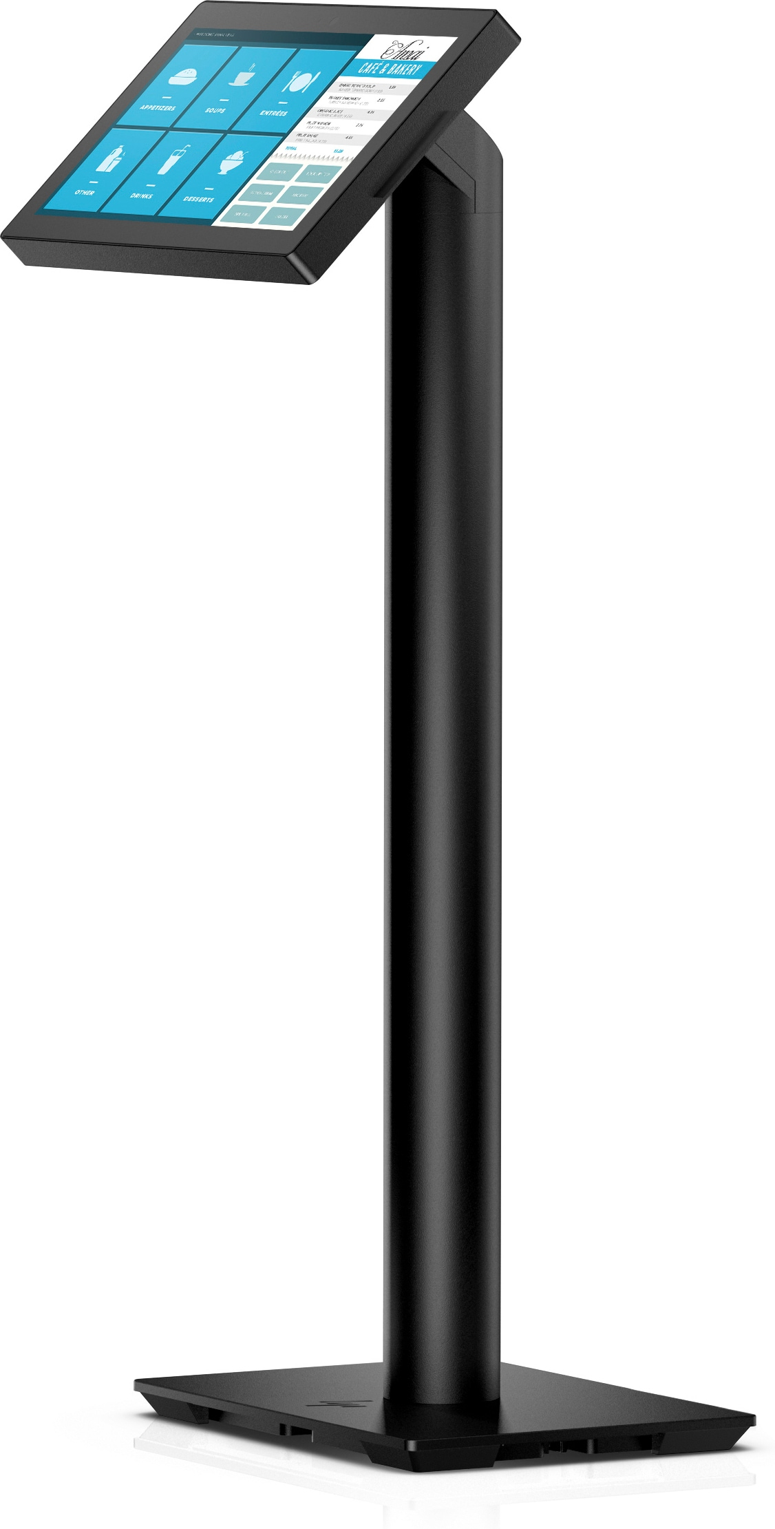 Engage 6.6 inch White Pole Display