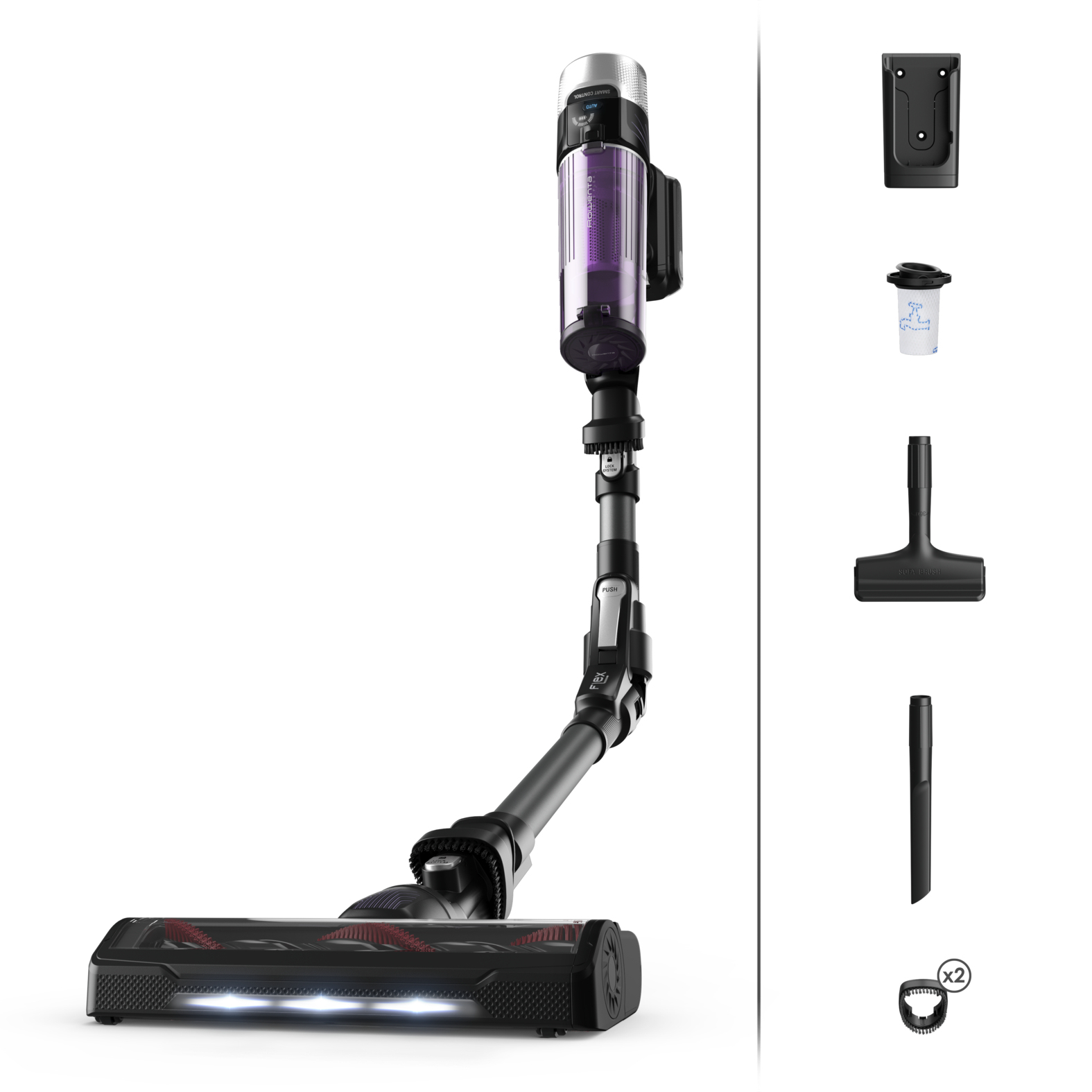 Rowenta RH2038 2-in-1 stick vacuum Battery Dry Bagless – image 1