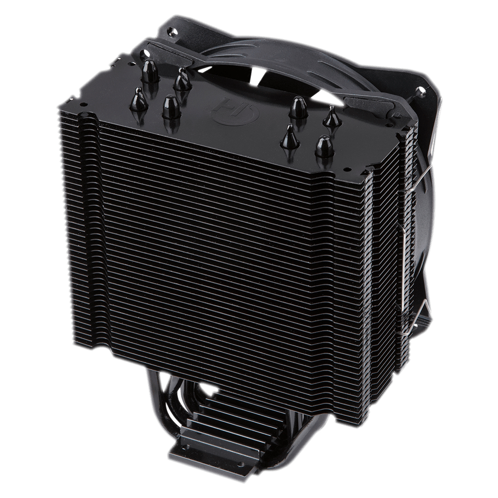Hiditec C12 PWM Processor Cooler 12 cm Black image 3