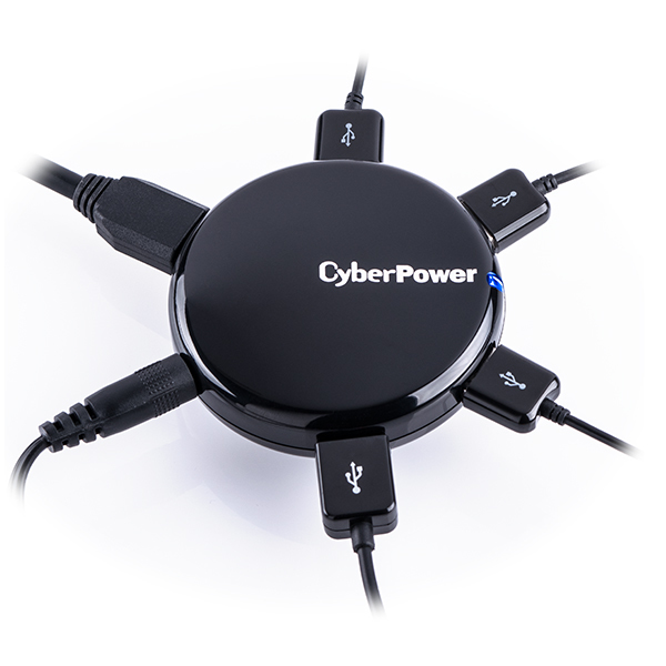 CyberPower CPH430PB interface hub Black – image 2