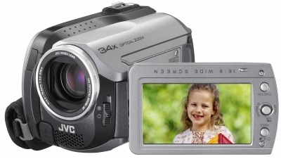 JVC GZ-MG130 0.68 MP CCD Black, Silver