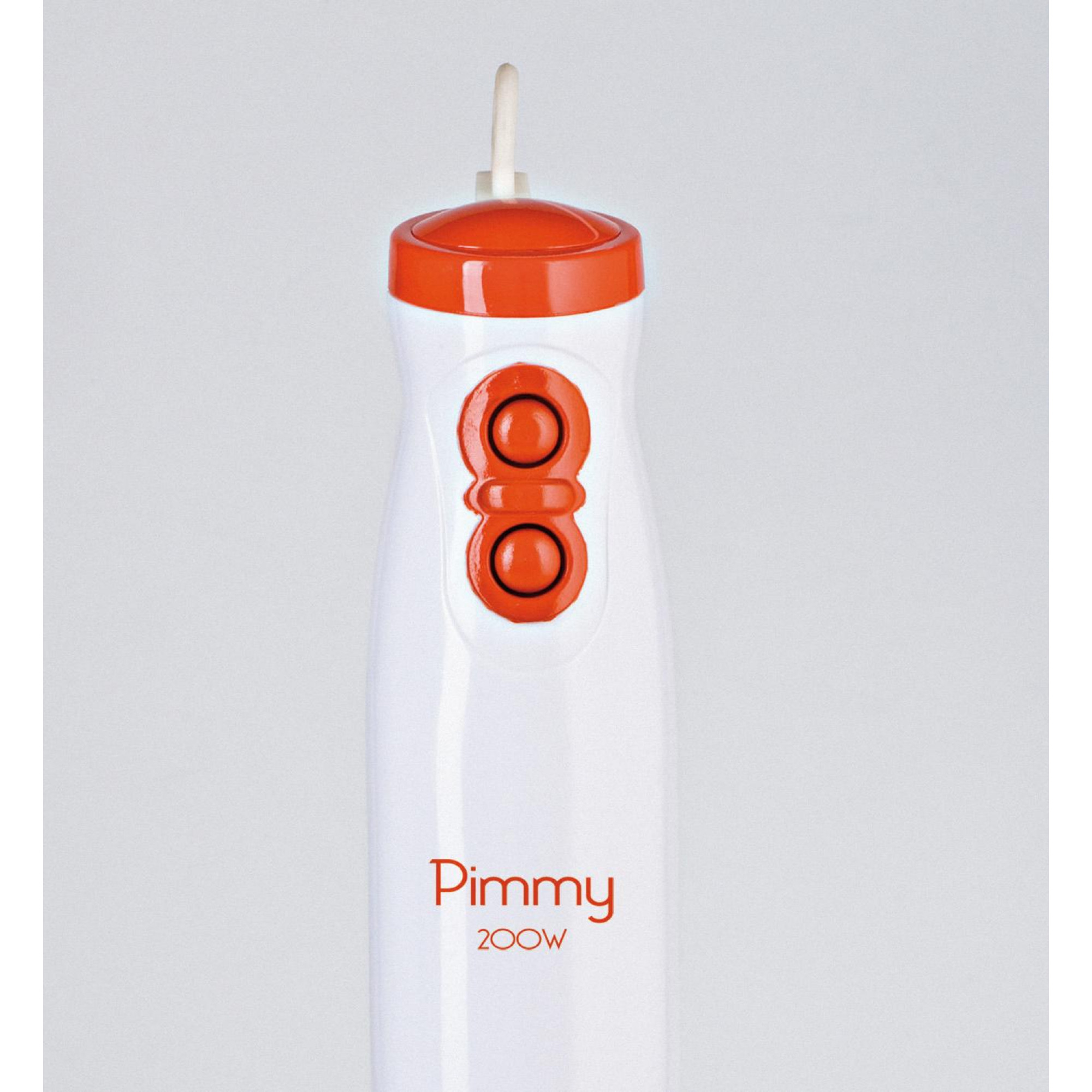 Ariete 881 Pimmy 200 - Immersion blender - Removable stem and stainless steel blades - 2 speeds - 200 Watt - White and Orange – image 2