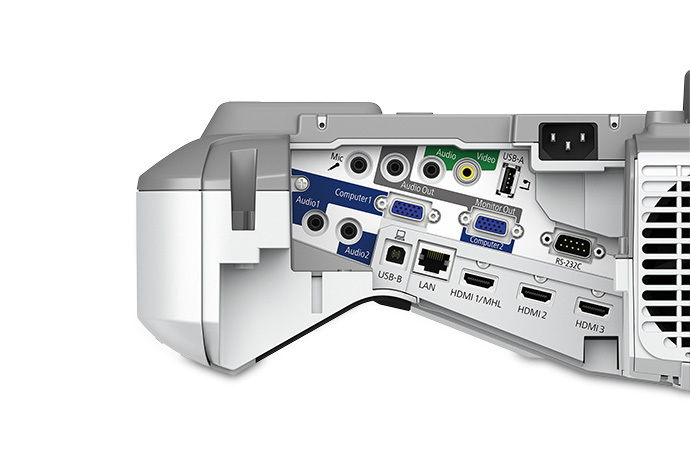 Epson PowerLite 675W Ultra short throw projector 3200 ANSI lumens 3LCD WXGA (1280x800) Grey, White – image 3