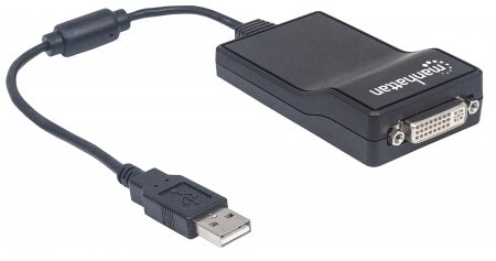 Manhattan 152334 USB graphics adapter Black – image 2