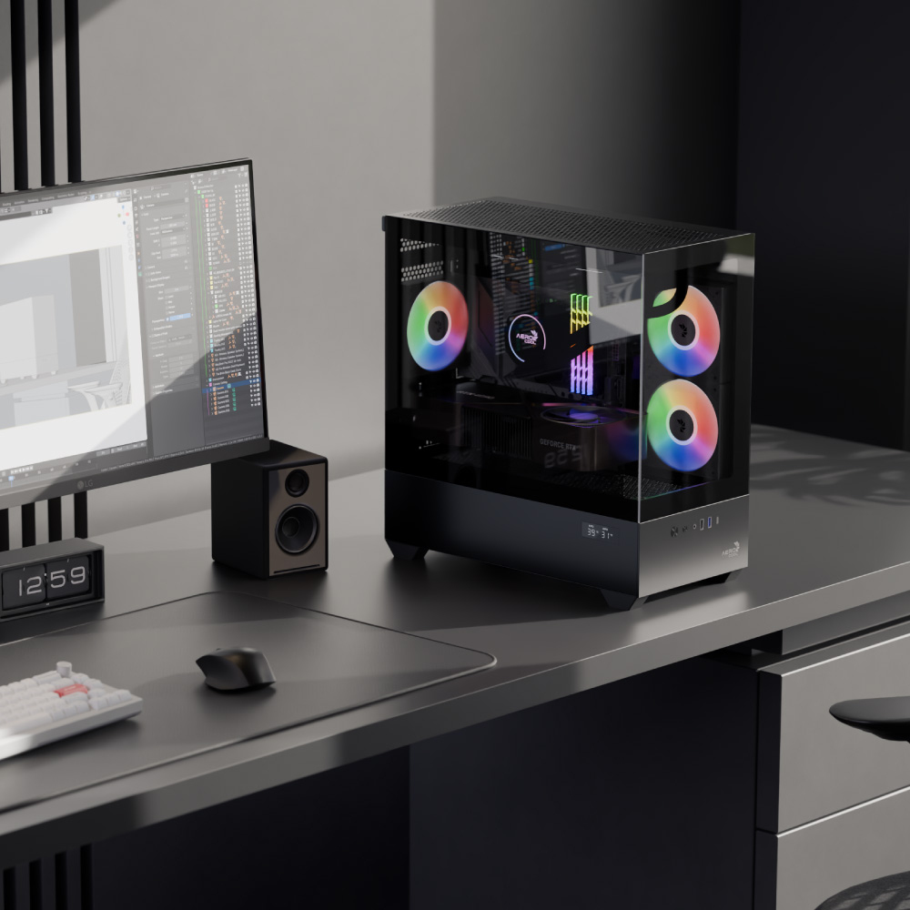 Aerocool P300D Digi-G-BK-v1 – image 7