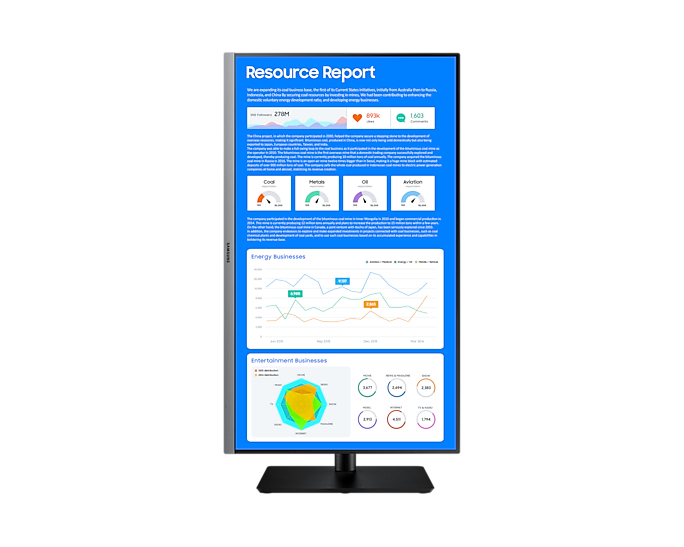 Samsung LS27R650FDUXXU computer monitor 68.6 cm (27″) 1920 x 1080 pixels Full HD LED Black, Grey image 22