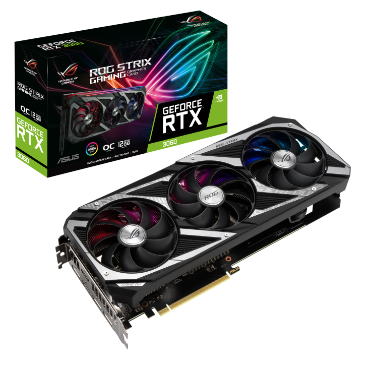 ASUS ROG -STRIX-RTX3060-O12G-GAMING NVIDIA GeForce RTX 3060 12 GB GDDR6 image 7
