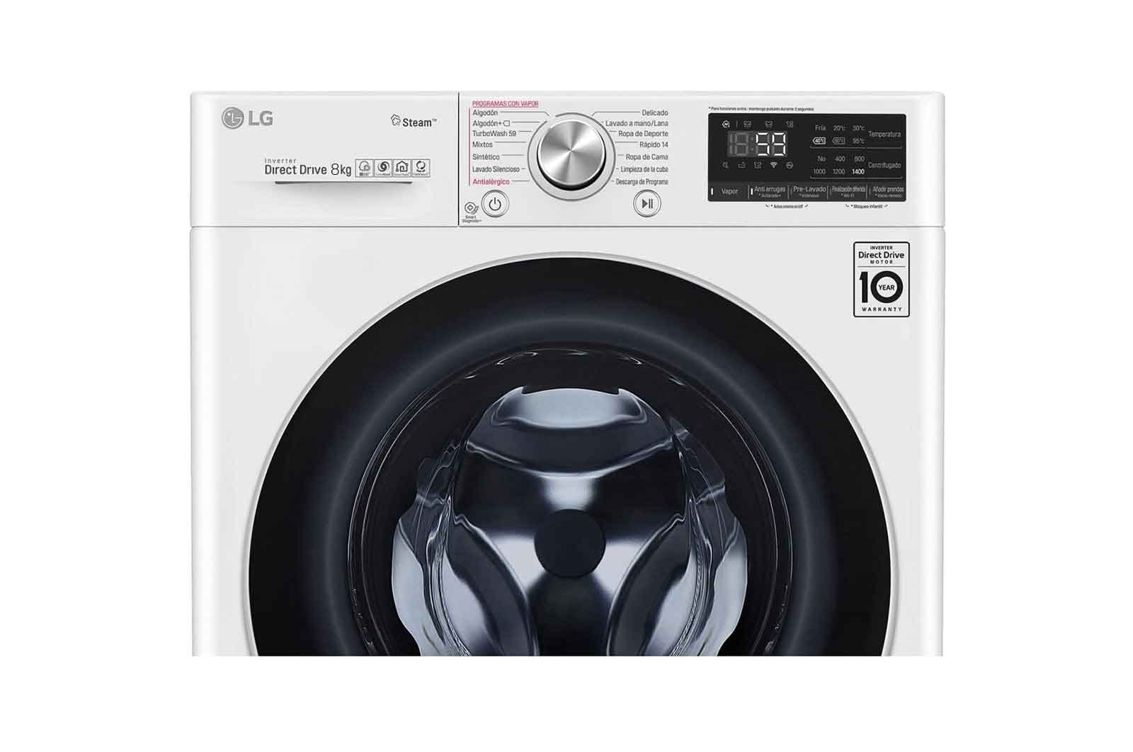 LG F4WV5008S0W washing machine Front-load – image 6