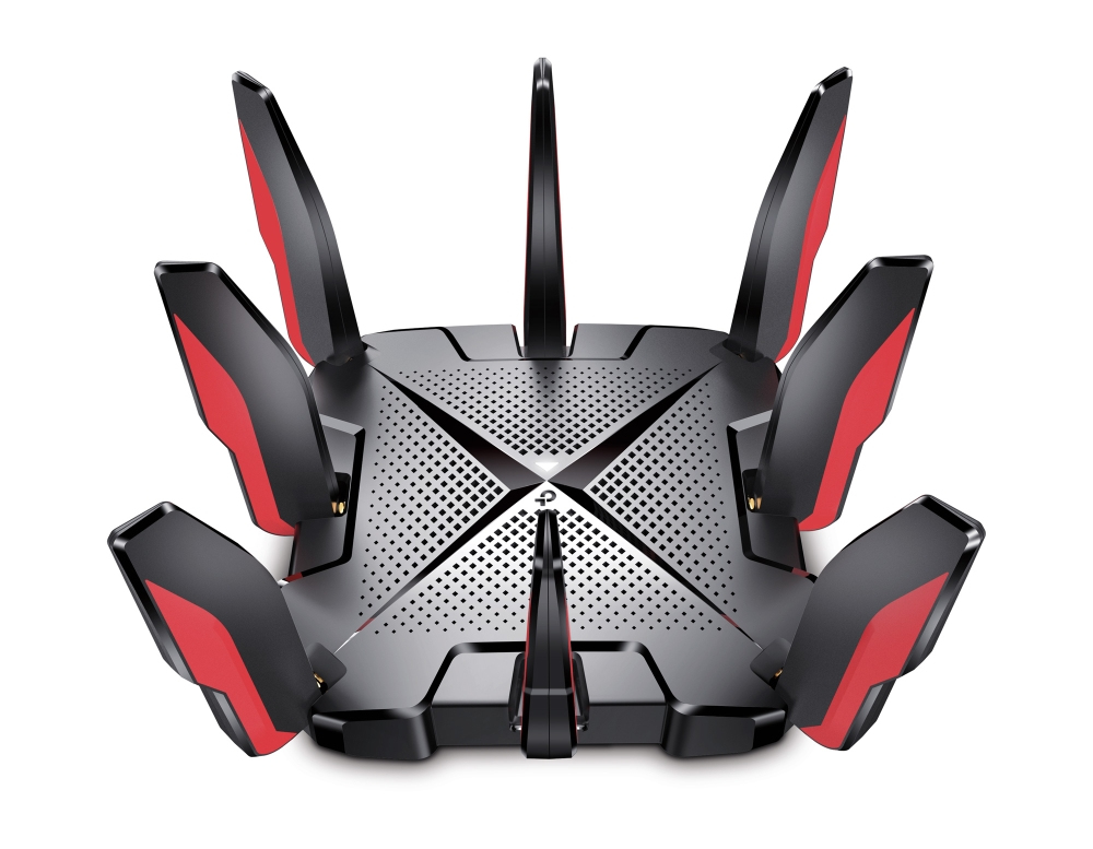 Router TP-LINK ARCHER GX90 - 2.4/5/5GHz - 4804Mbps - 4x RJ-45 - 8 Antenas - ARCHER GX90