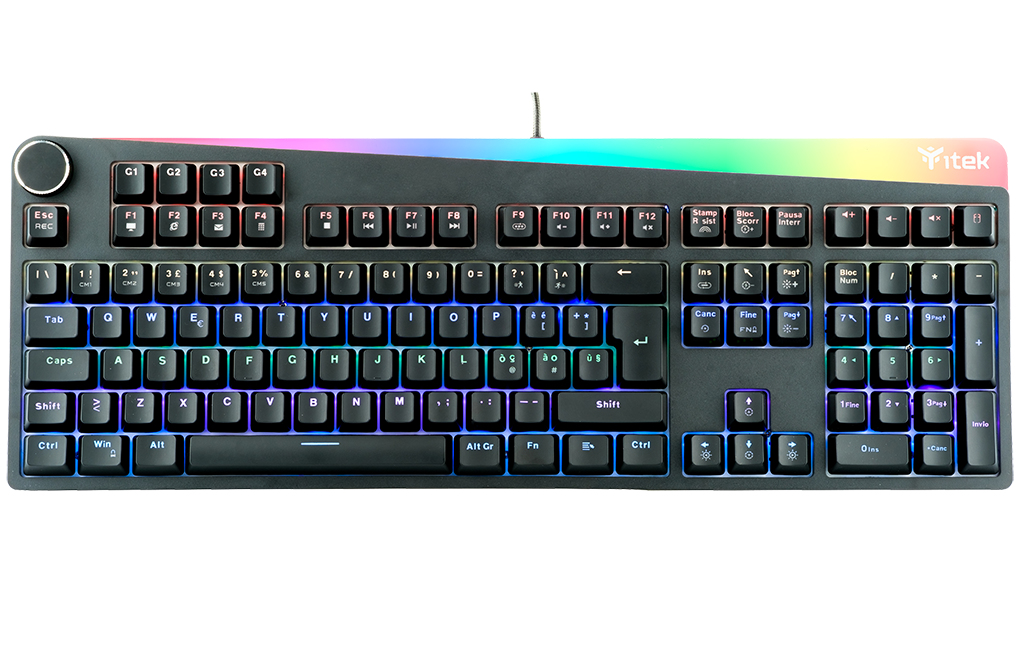 TASTIERA GAMING X31 MECCANICA RGB (ITKGMCX31) NERO