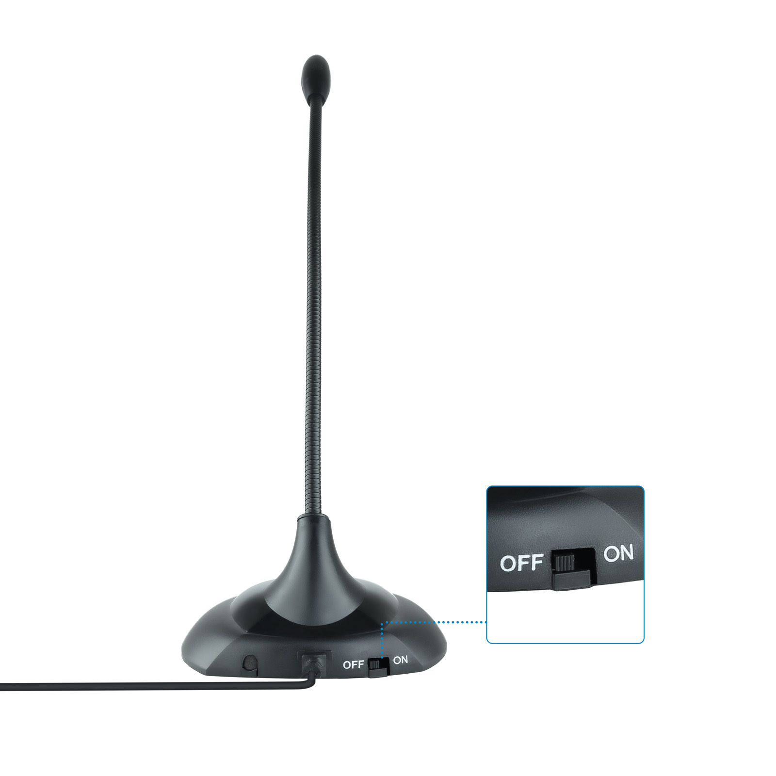 TooQ TQMM-213 microphone Black Laptop microphone image 3