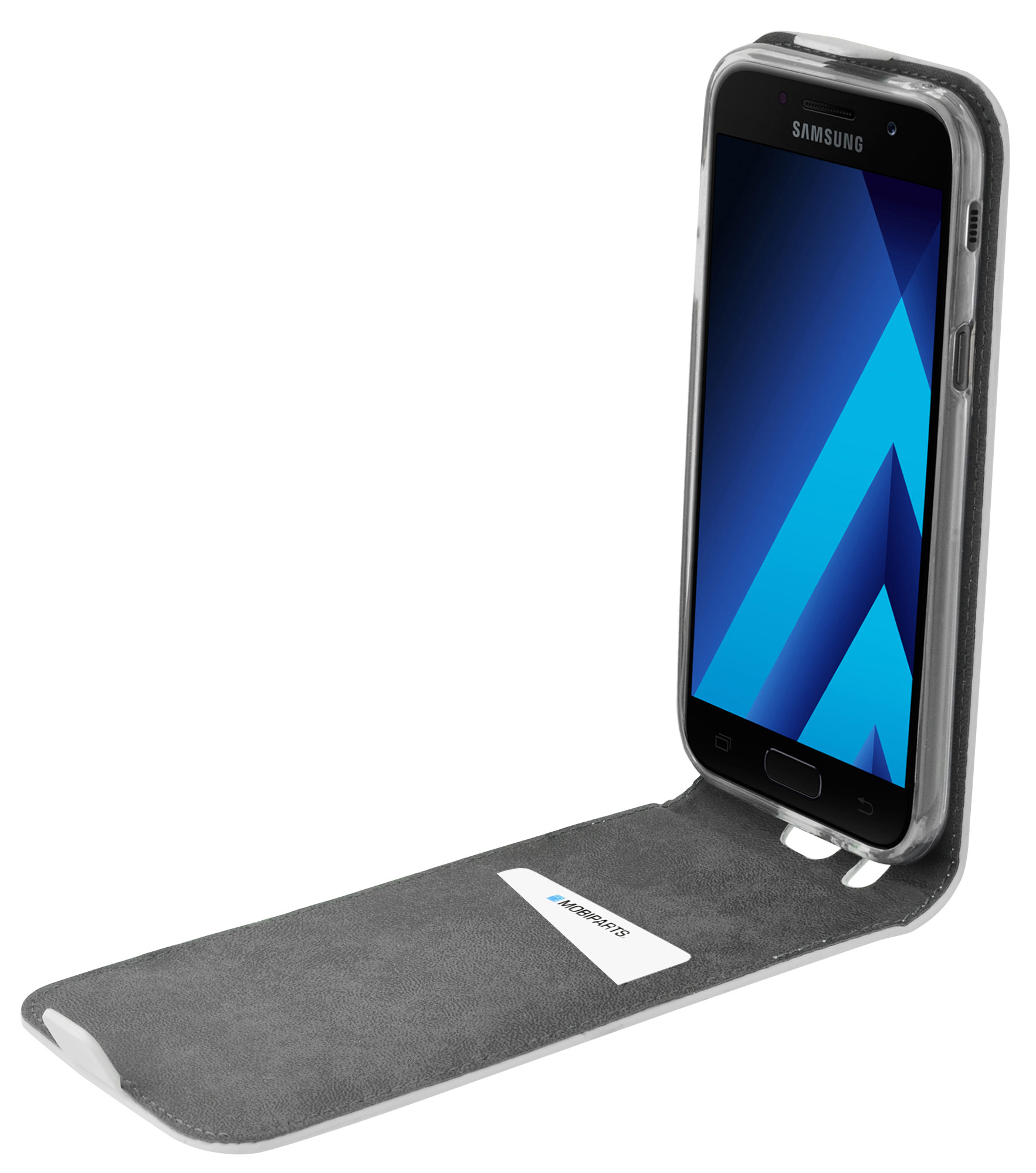 Mobiparts Premium Flip TPU Case Samsung Galaxy A5 (2017) White – image 4