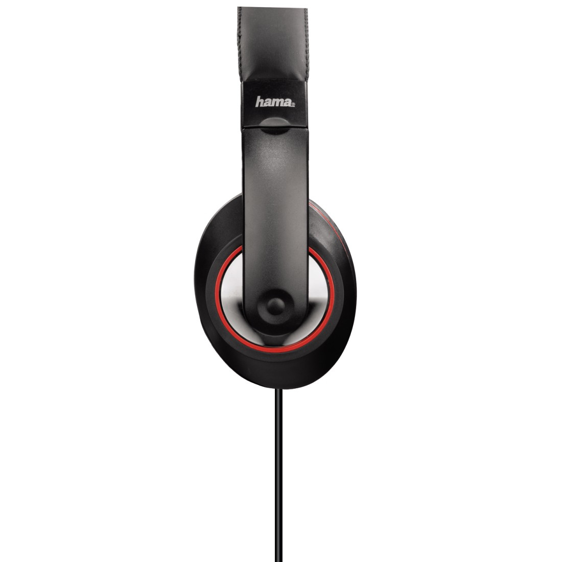 Hama HK6103 Headphones Wired Head-band Music Black, Red – image 2